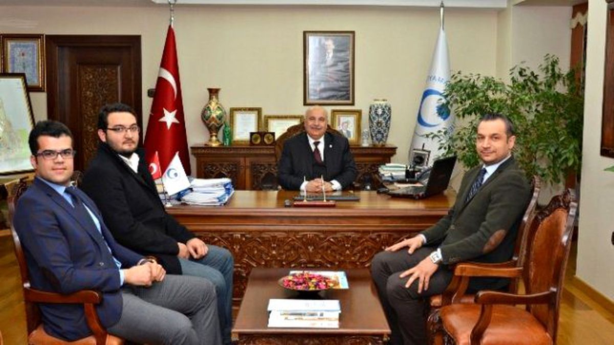 Genç Girişimciler\'den, Rektör Gönüllü\'ye Ziyaret