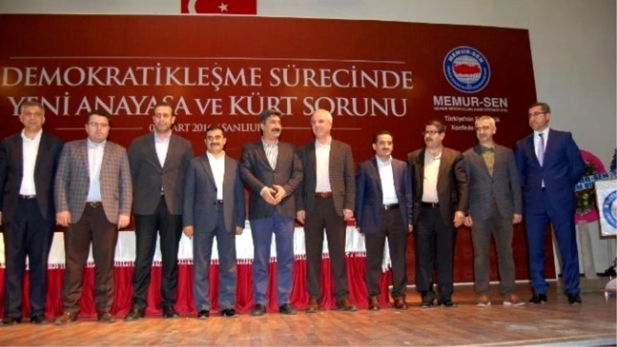 Şanlıurfa\'da Yeni Anayasa ve Kürt Sorunu Ele Alındı