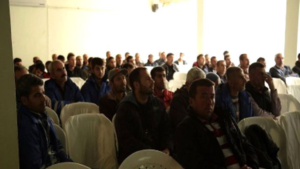 Silvan Belediyesi İşçilerine İş Sağlığı ve Güvenliği Eğitimi Verildi