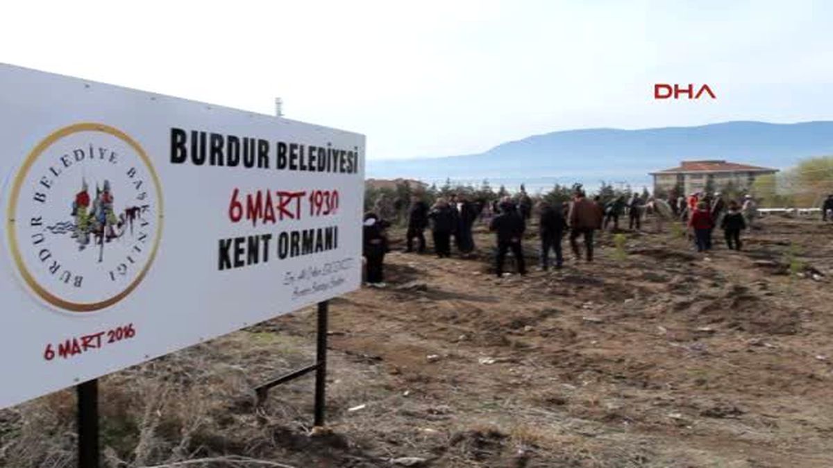 Burdur 6 Mart 1930 Ormanı\'na 1930 Fidan Dikildi