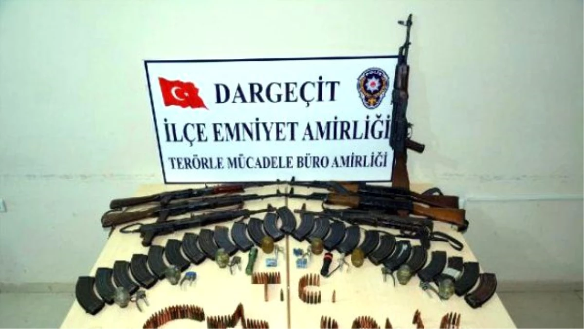 Dargeçit\'te PKK\'nın Silahları Ele Geçirildi