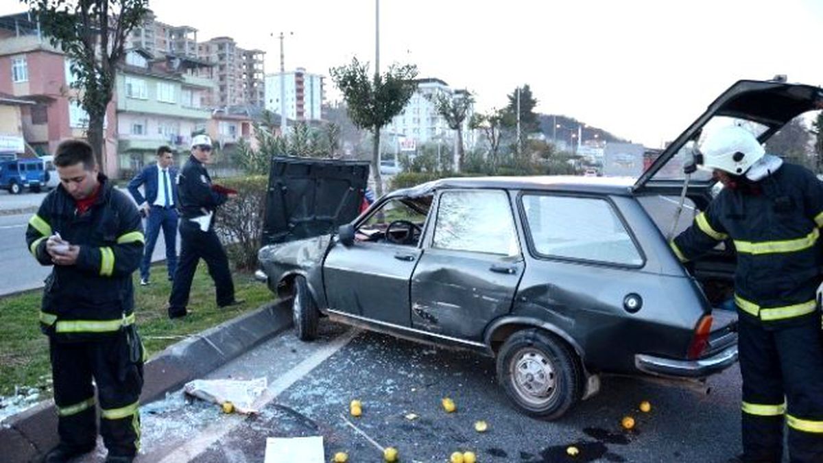 Fatsa\'da Trafik Kazası: 2 Yaralı