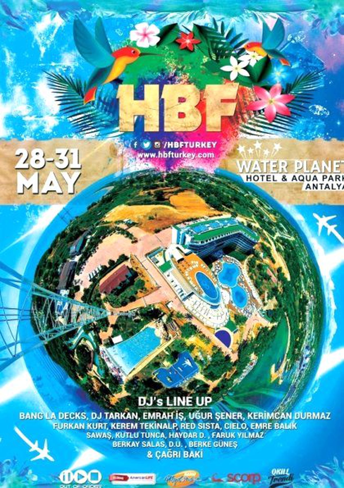 Hbf 2016 L Antalya Water Planet Hotel L 28-31 Mayıs L