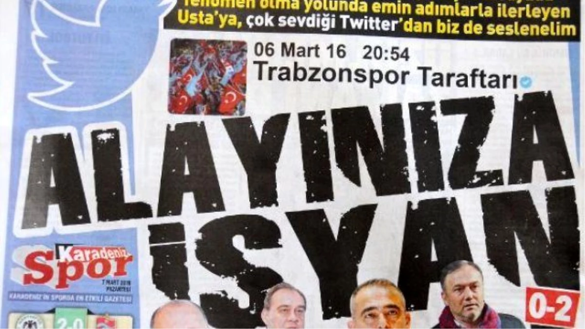 Trabzonspor\'da Umutlu Mesajlar ve Kızgınlık