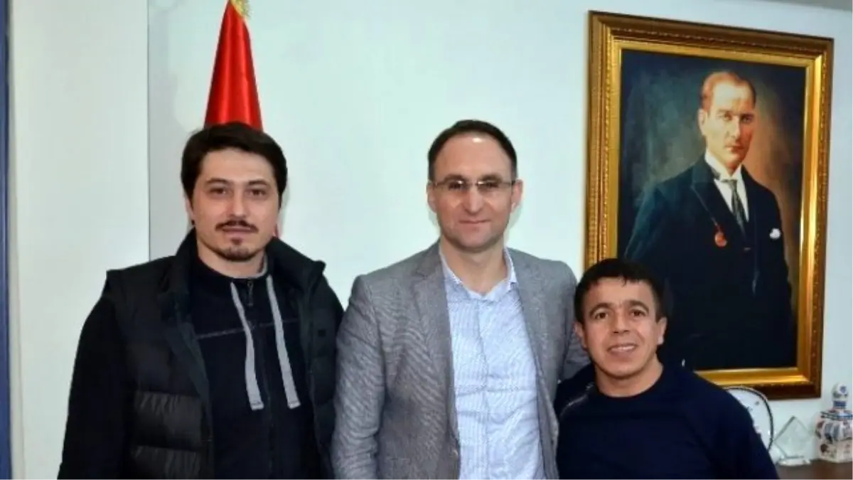 Olimpiyat Şampiyonu Mutlu ve Sağır\'dan Şahin\'e Ziyaret