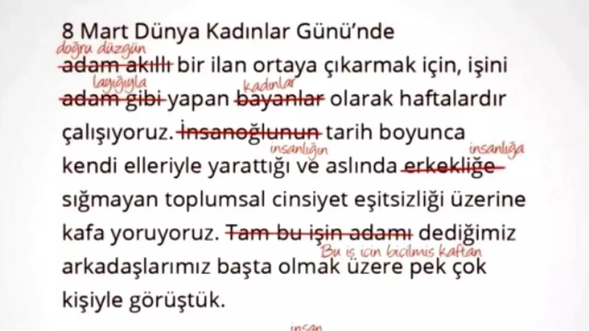 Koç Holding'in 8 Mart Mesajı Twitter'dan Geldi