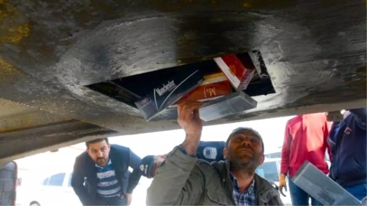 Tankerdeki Özel Bölmede 80 Bin Paket Kaçak Sigara
