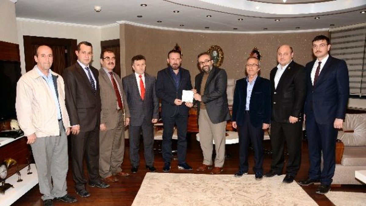 Artvin Kültür ve Dayanışma Derneği\'nden Başkan Doğan\'a Ziyaret