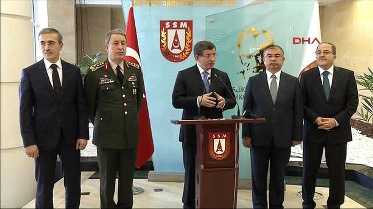 Başbakan Davutoğlu Savunma Sanayii İcra Kurulu Toplantısı Sonrası Açıklamalarda Bulundu 2