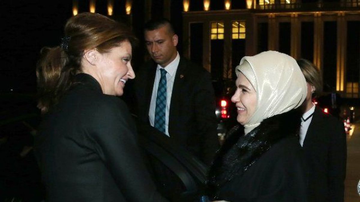 Emine Erdoğan, Maryna Poroşenko ile Görüştü