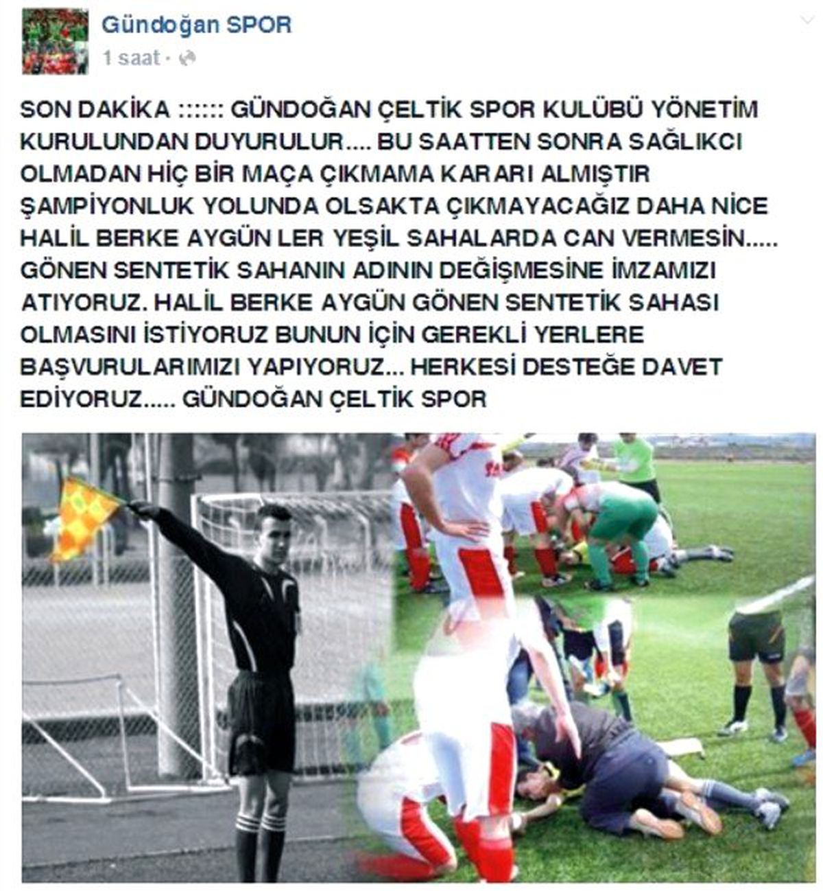 Genç Hakemin Ölümü Amatör Kümeyi İsyan Ettirdi