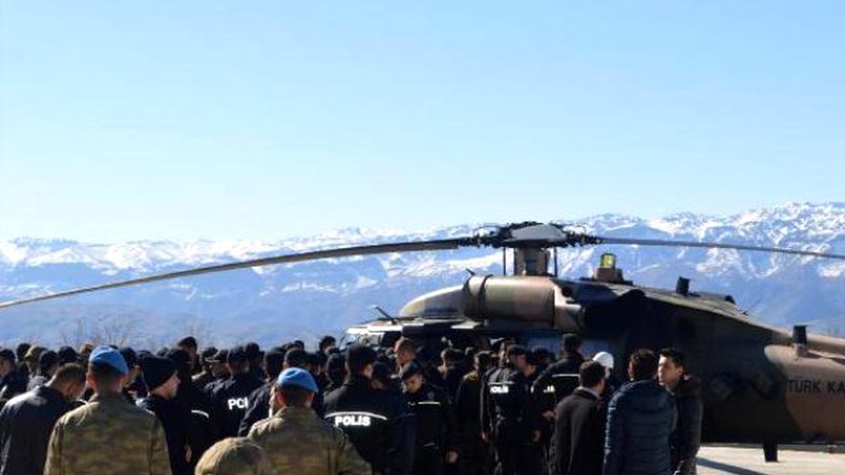 İdil Şehitleri İçin Şırnak\'ta Uğurlama Töreni