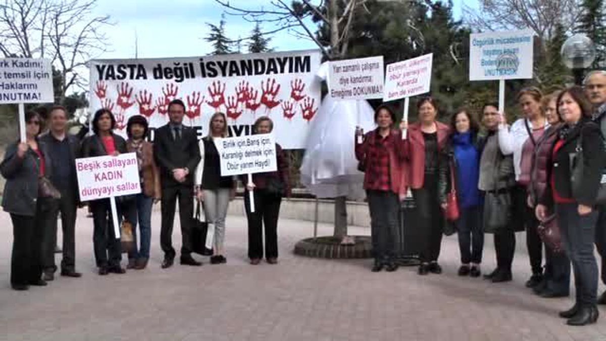 Burdur'da Kadına Şiddete Hayır Eylemi