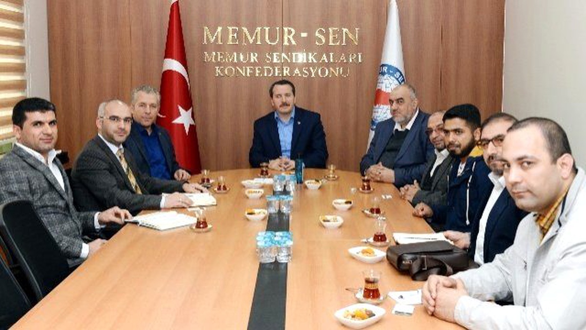 Kudüs ve Filistin Destekleme Birliği\'nden Memur-sen\'e Ziyaret