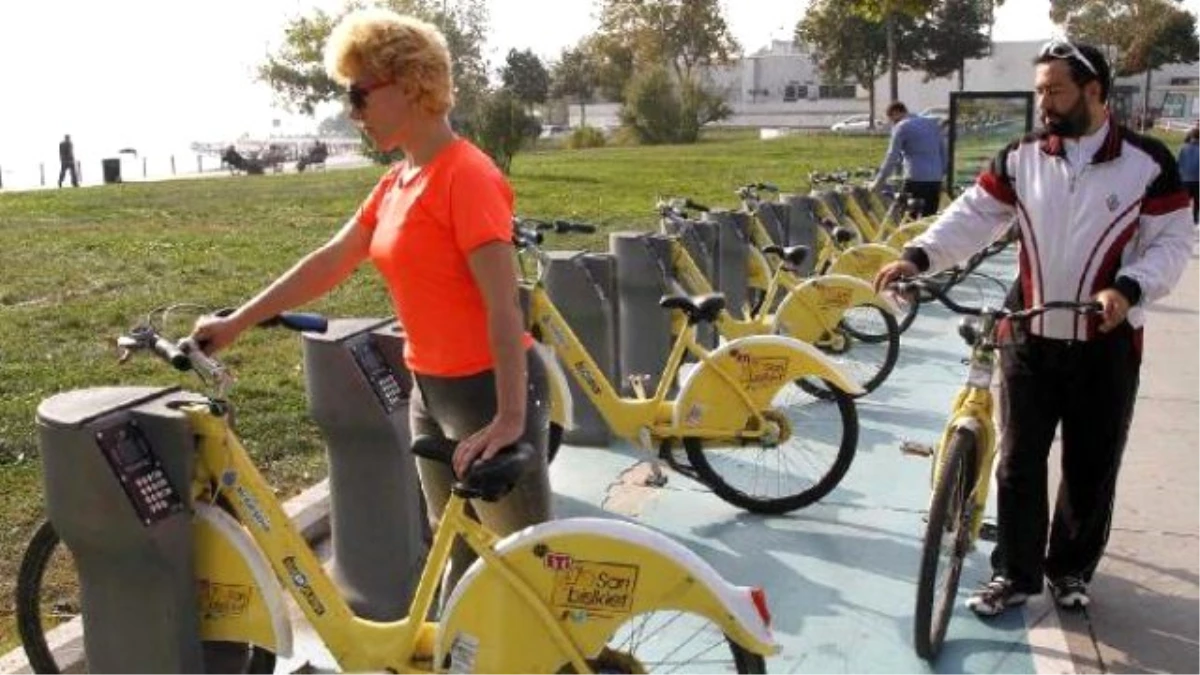 İspark, "Akıllı Bisiklet Uygulaması"Nda Florya-Yeşilköy Hattını Açmaya Hazırlanıyor
