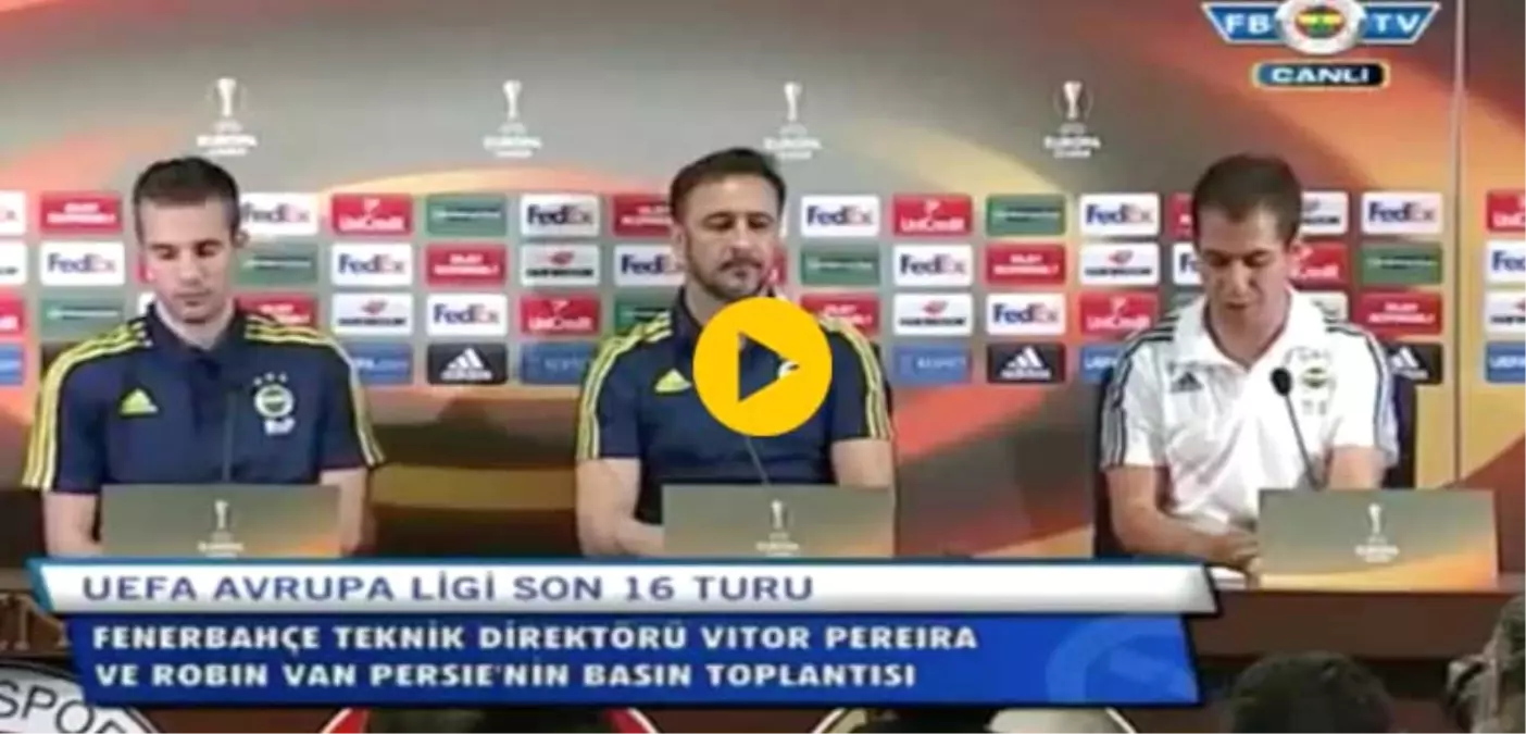 Pereira ve Persie\'nin Açıklamaları