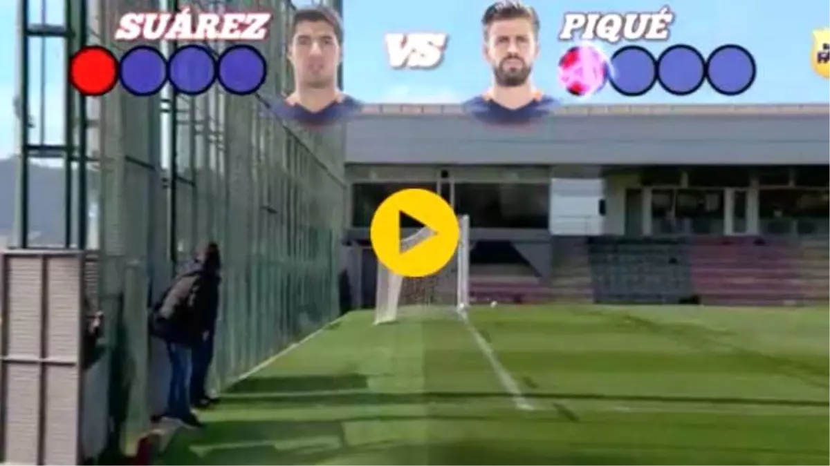 Suarez ve Pique Yarıştı!