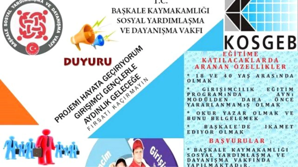 Başkale\'de "Projemi Hayata Geçiriyorum" Semineri