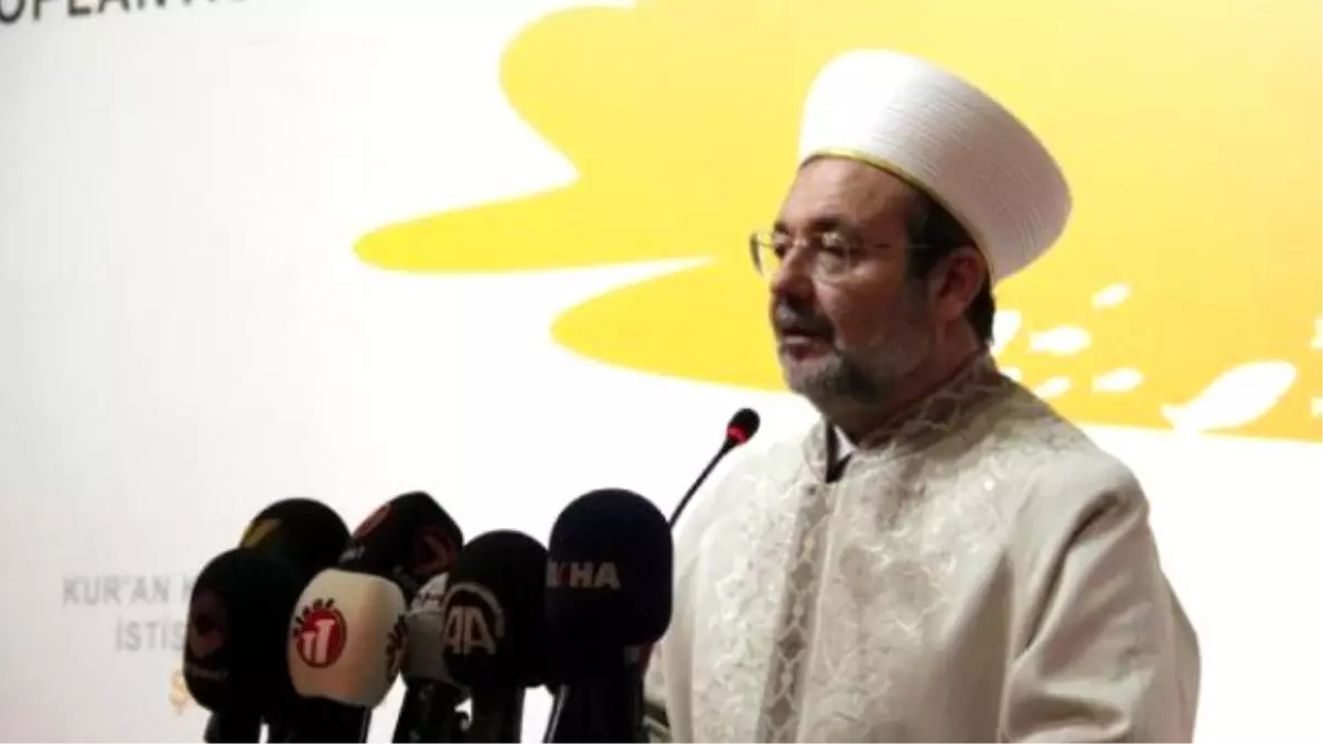 Diyanet İşleri Başkanı Görmez: İslam Bizi Kardeş Yaptı, Aramızdaki Irk Farkı Kalktı (2)