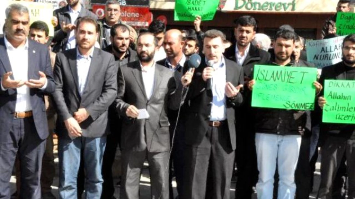 Gaziantep\'te, Peygamber Sevdalıları Platformu\'ndan Protesto