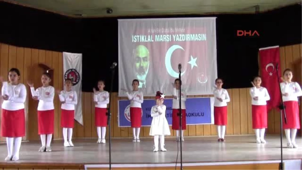 Kütahya İlkokul Öğrencilerinden İşaret Diliyle İstiklal Marşı