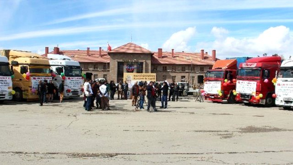 Bayırbucak Türkmenlerine Erzurum\'dan Yardım