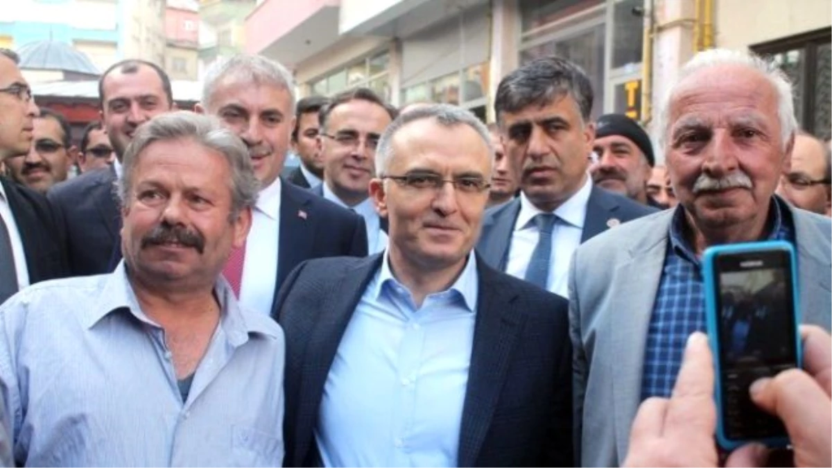 Maliye Bakanı Ağbal\'ın Bayburt Ziyareti