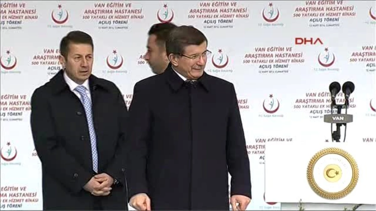 Van- Başbakan Davutoğlu Merkez 500 Yataklı Kadın Doğum ve Çocuk Hastanesi Açılış Töreninde Konuştu...