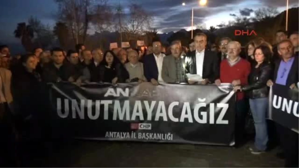 Antalya?da Terör Protestosu