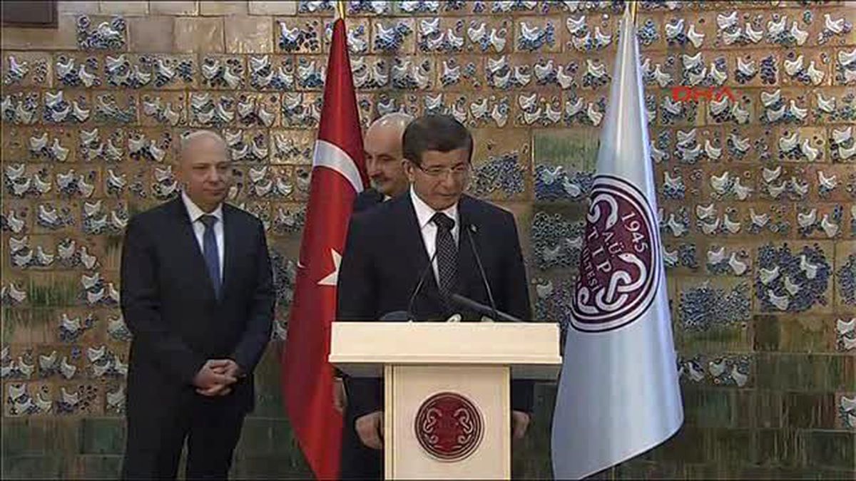Davutoğlu Ankara\'da Yüreğimizi Yakan Hain Bir Saldırı ile Bir Kez Daha Karşı Karşıya Kaldık