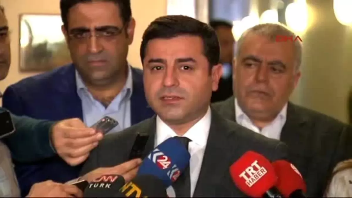 Demirtaş: Başkent\'te 5 Ay İçerisinde 3 Büyük Patlama Oldu AKP\'yi Kutluyoruz mu Diyeceğiz? -1