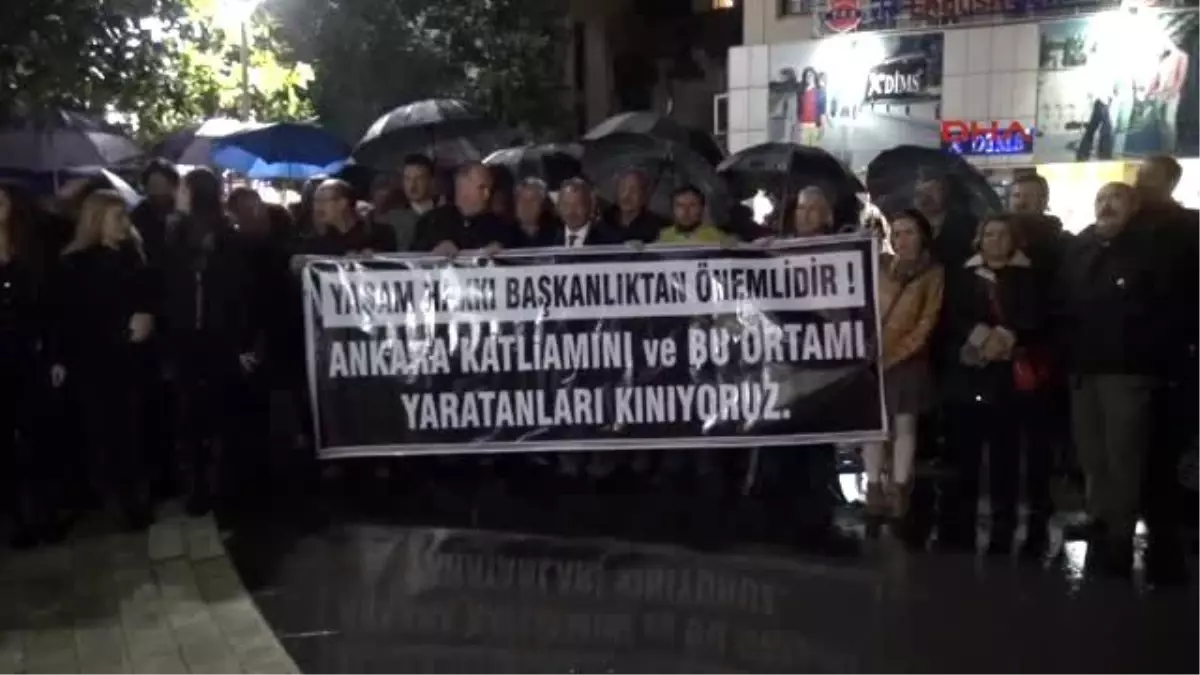 Manisa - CHP\'nin Manisa\'daki Ankara Saldırısı Protestosunda Yol Tartışması