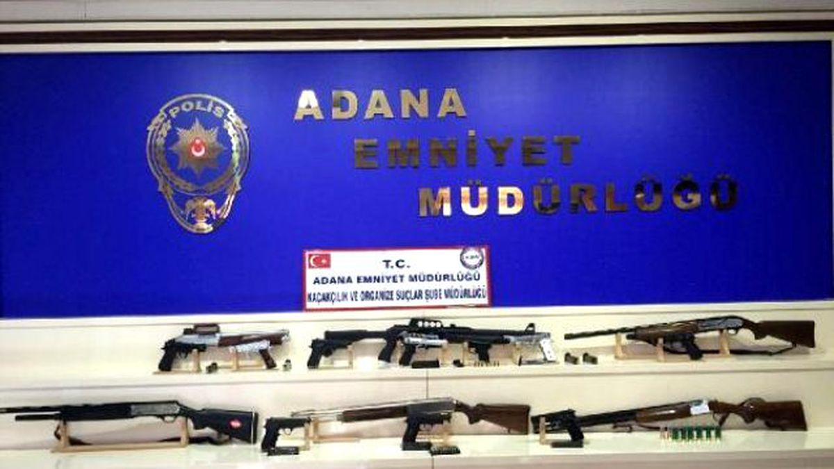 Adana Merkezli 4 İlde Silah Kaçakçılığı Operasyonu