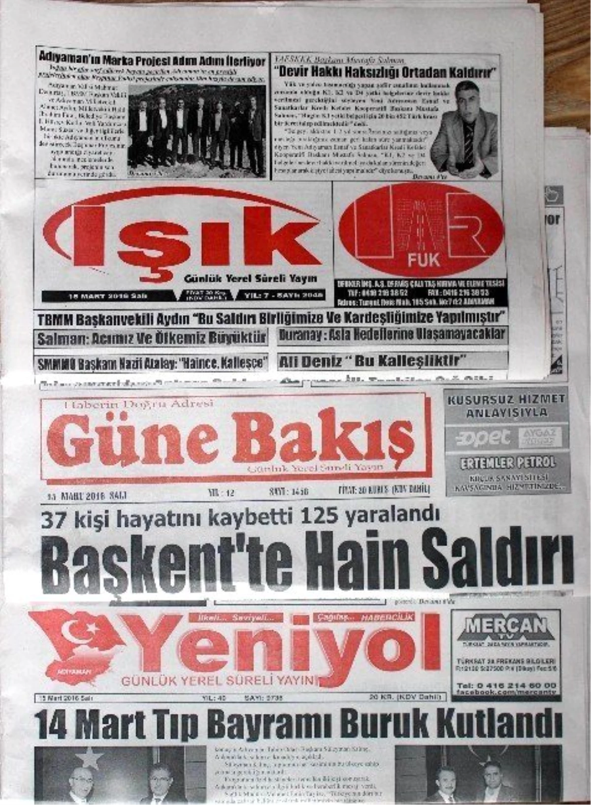 Adıyaman'da Yerel Gazeteler Birleşti