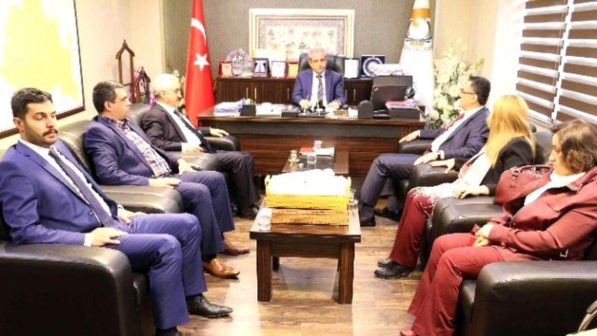 Altındağ Heyetinden Haliliye Belediyesine Ziyaret