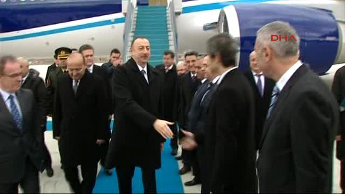 Azerbaycan Devlet Başkanı İlham Aliyev Ankara\'da