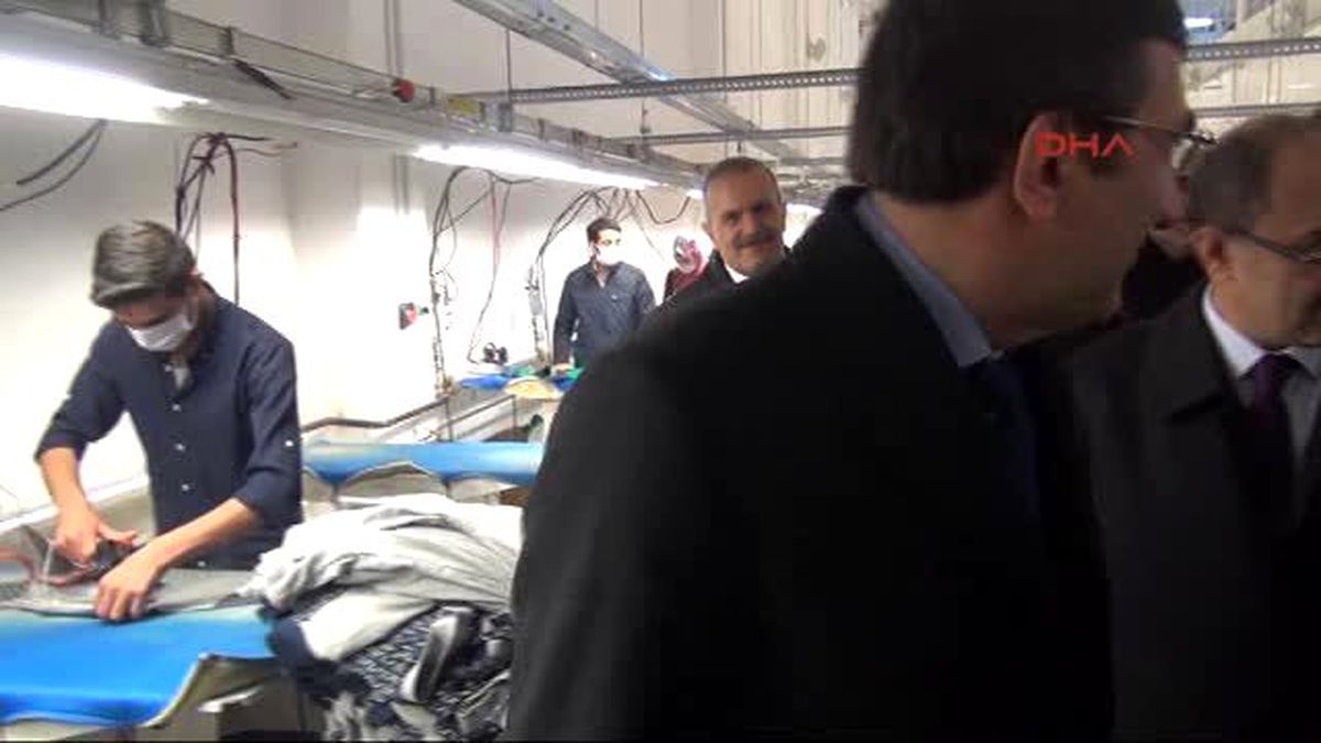 Bakan Yılmaz, Van Tekstil Kentte İncelemelerde Bulundu