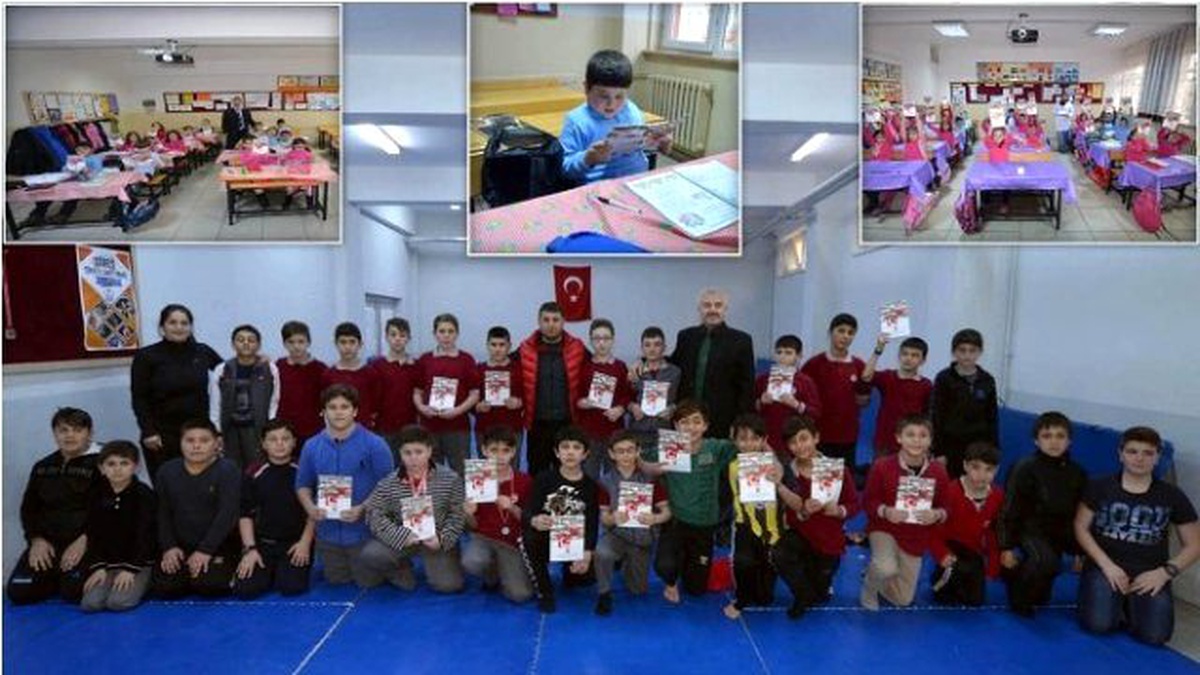 Belediyeden Öğrencilere "İki Destan" Kitapçığı