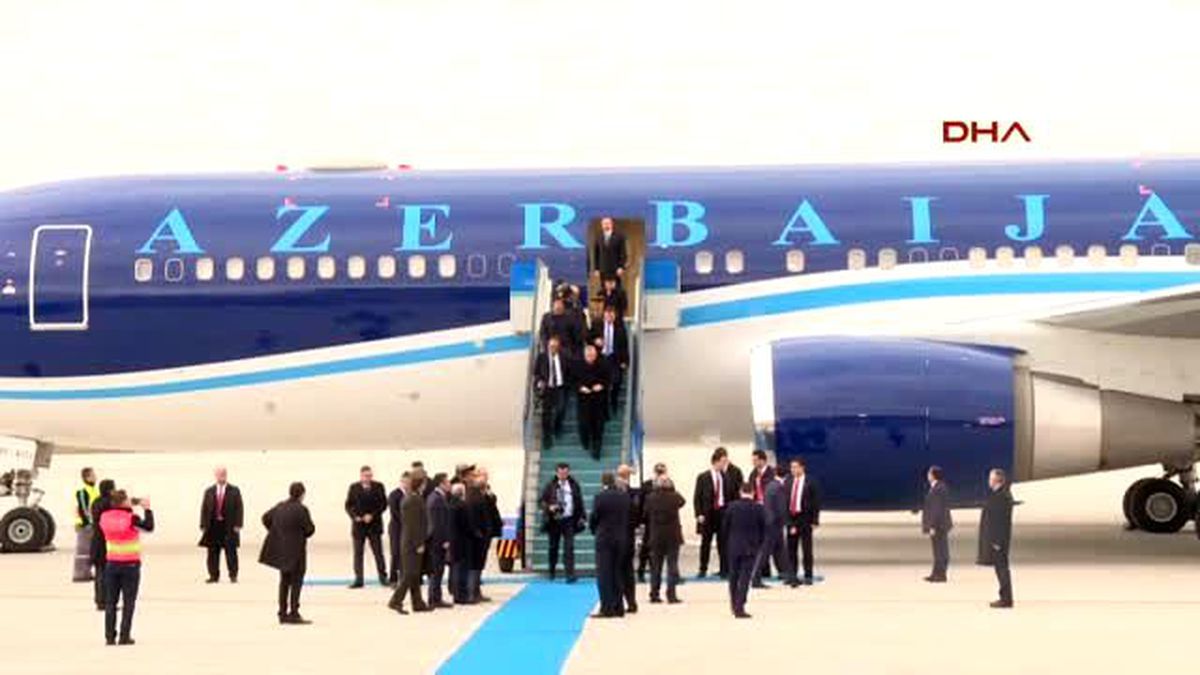 Cumhurbaşkanı Erdoğan, Azerbaycanlı Mevkidaşı Aliyev\'i Yolcu Etti