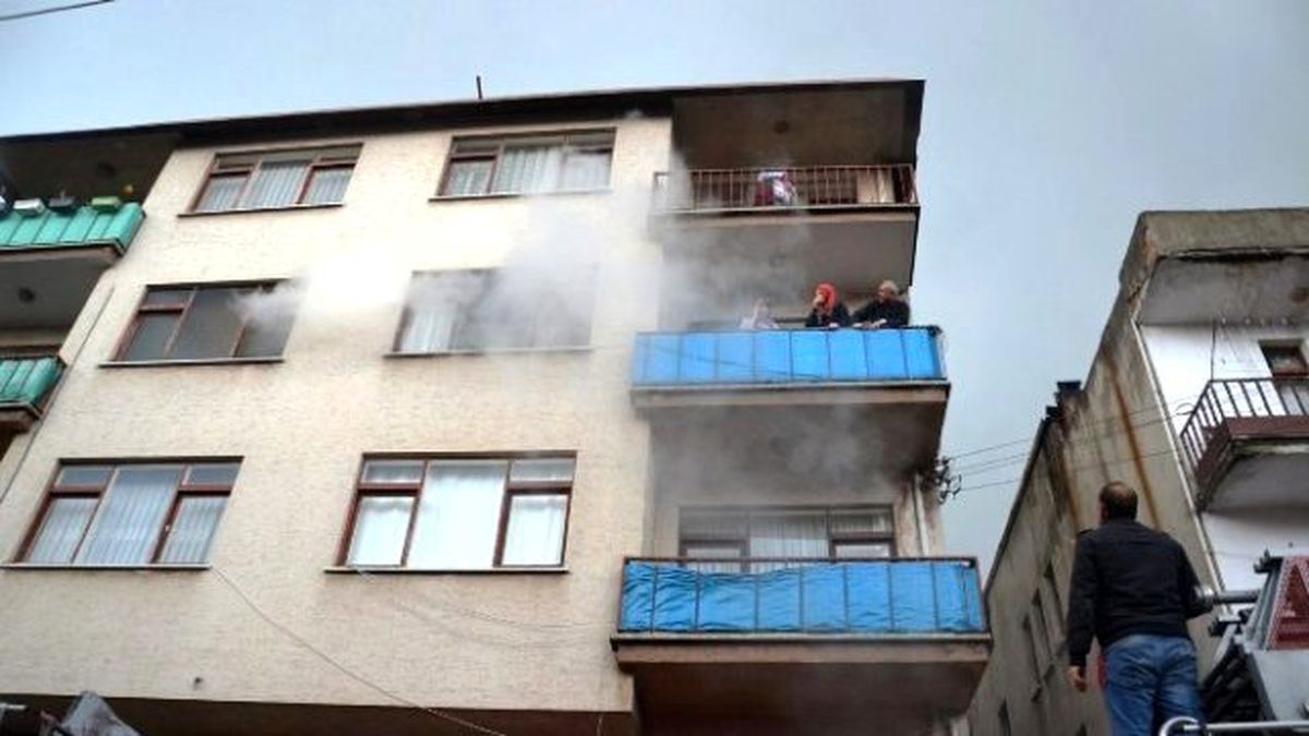 Fatsa\'da Korkutan Yangın