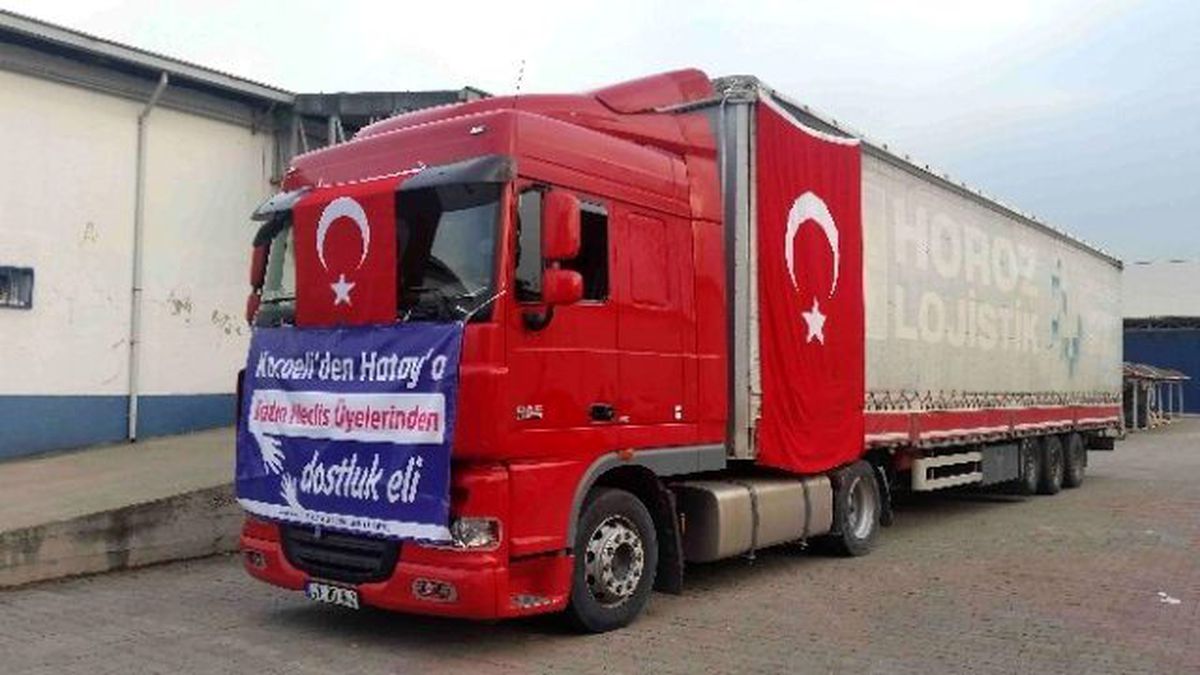 Kocaeli\'den Giden Yardımlar Bayırbucak Türkmenlerine Ulaştı
