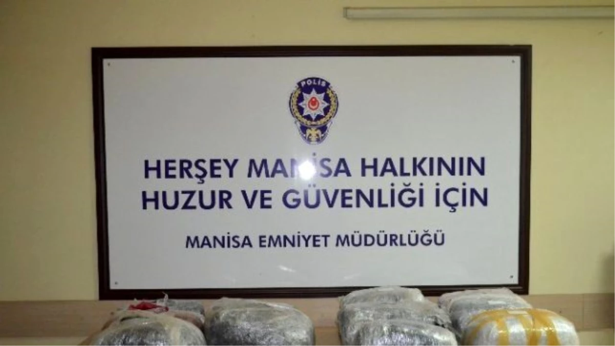 Manisa\'da 57 Kilo Esrar Ele Geçirildi