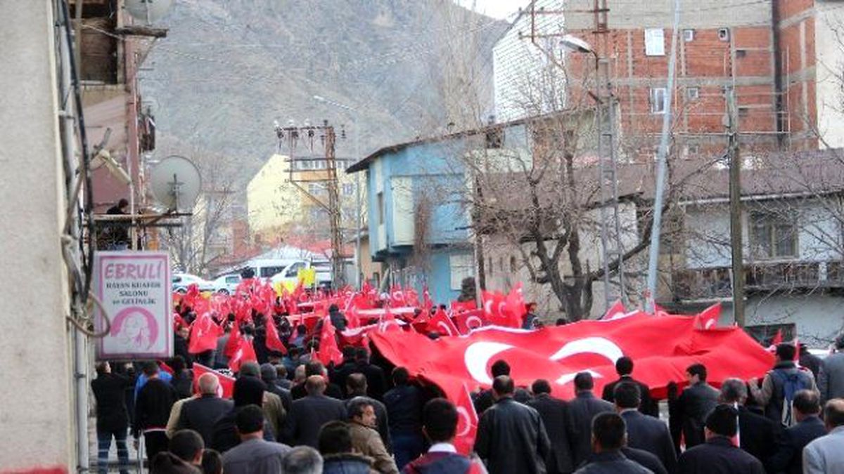 Oltu, Teröre Karşı Tek Yürek Oldu