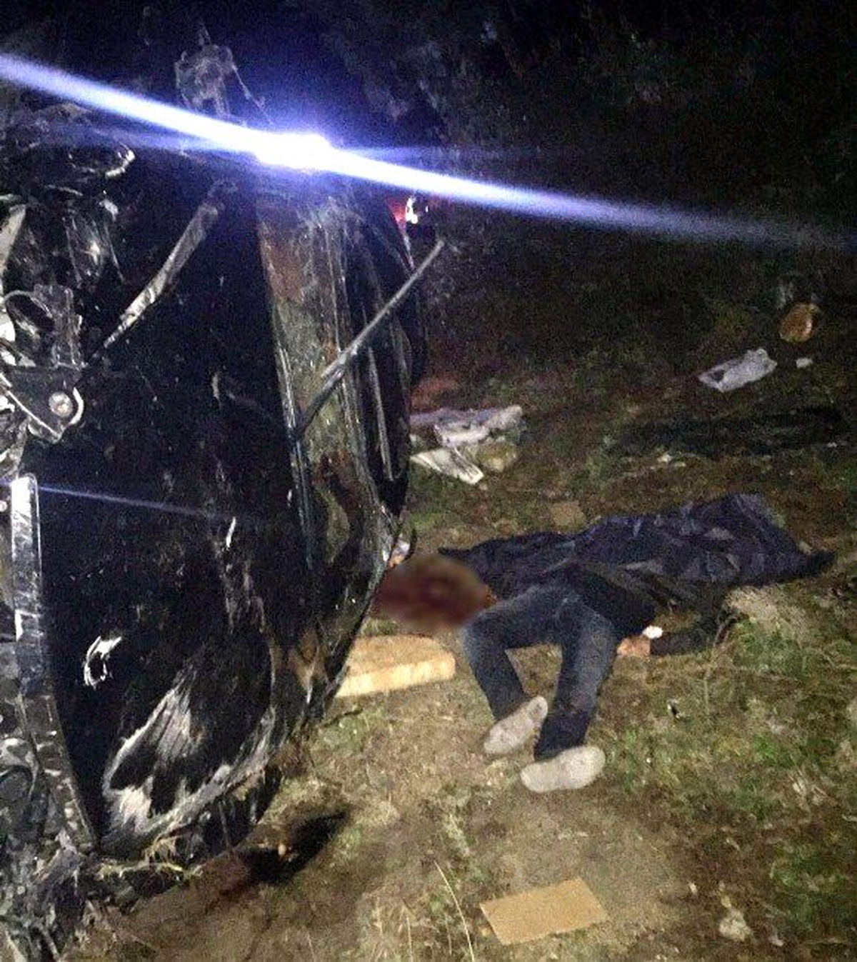 Şarampole Yuvarlanan Otomobilde Hayatını Kaybetti