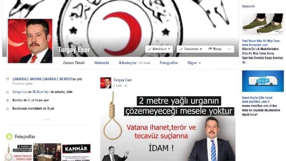 AK Parti\'li Başkan: "Vatana İhanet, Terör ve Tecavüz Suçlarına İdam"