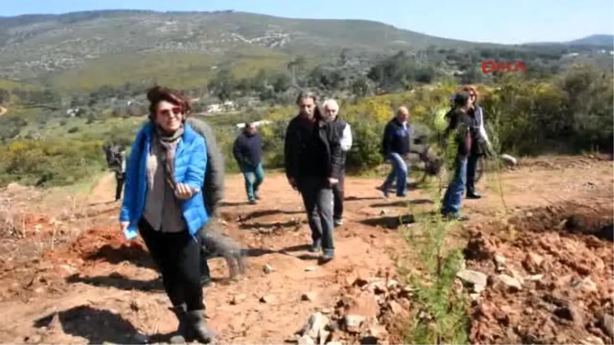 Ankara'da Ölen Fidanlar Anısına Bodrum'da Akıllı Orman