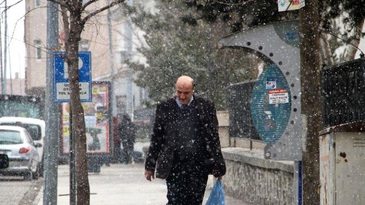 Ardahan\'da Kar Yağışı