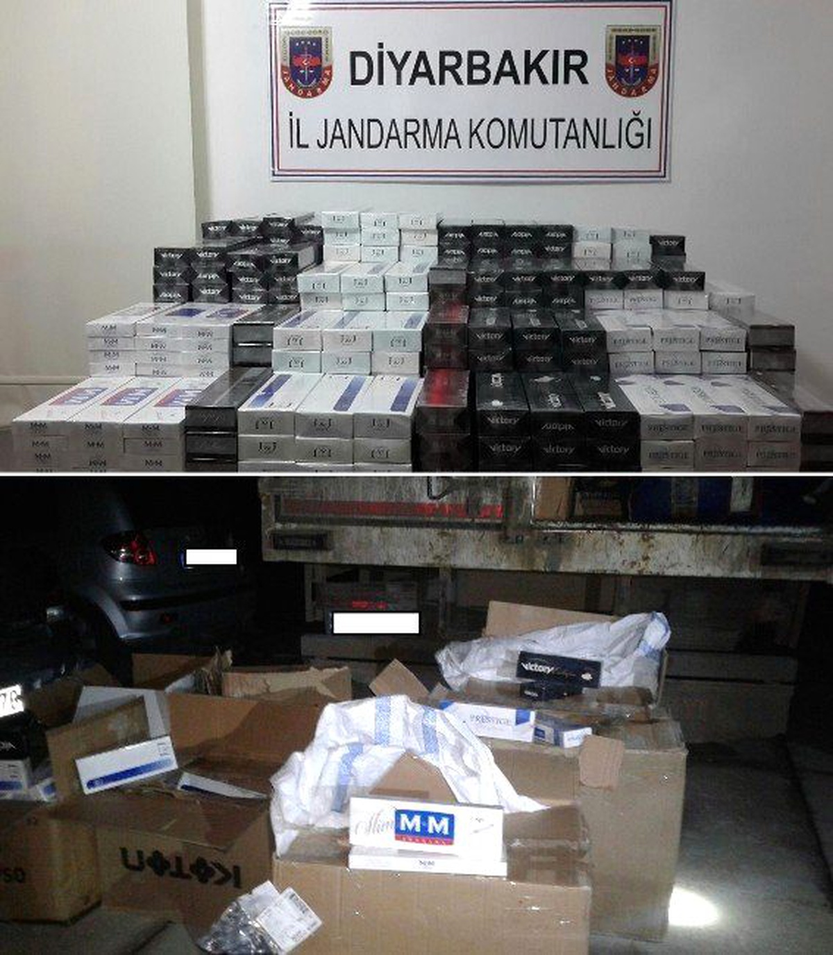 Diyarbakır\'da 6 Bin 670 Paket Kaçak Sigara Ele Geçirildi