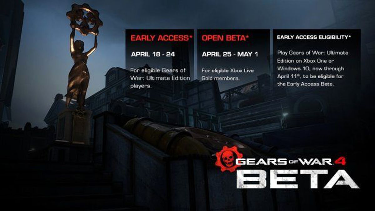 Gears Of Wars 4 Multiplayer Beta 18 Nisan\'da