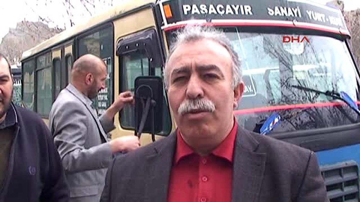 Kars - Dolmuşçulardan Teröre Tepki
